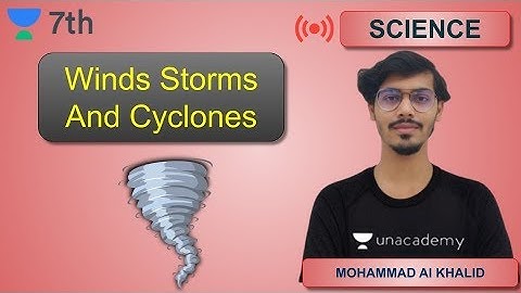 Winds Storms And Cyclones | Unacademy Class  7 | Mohammad Al Khalid
