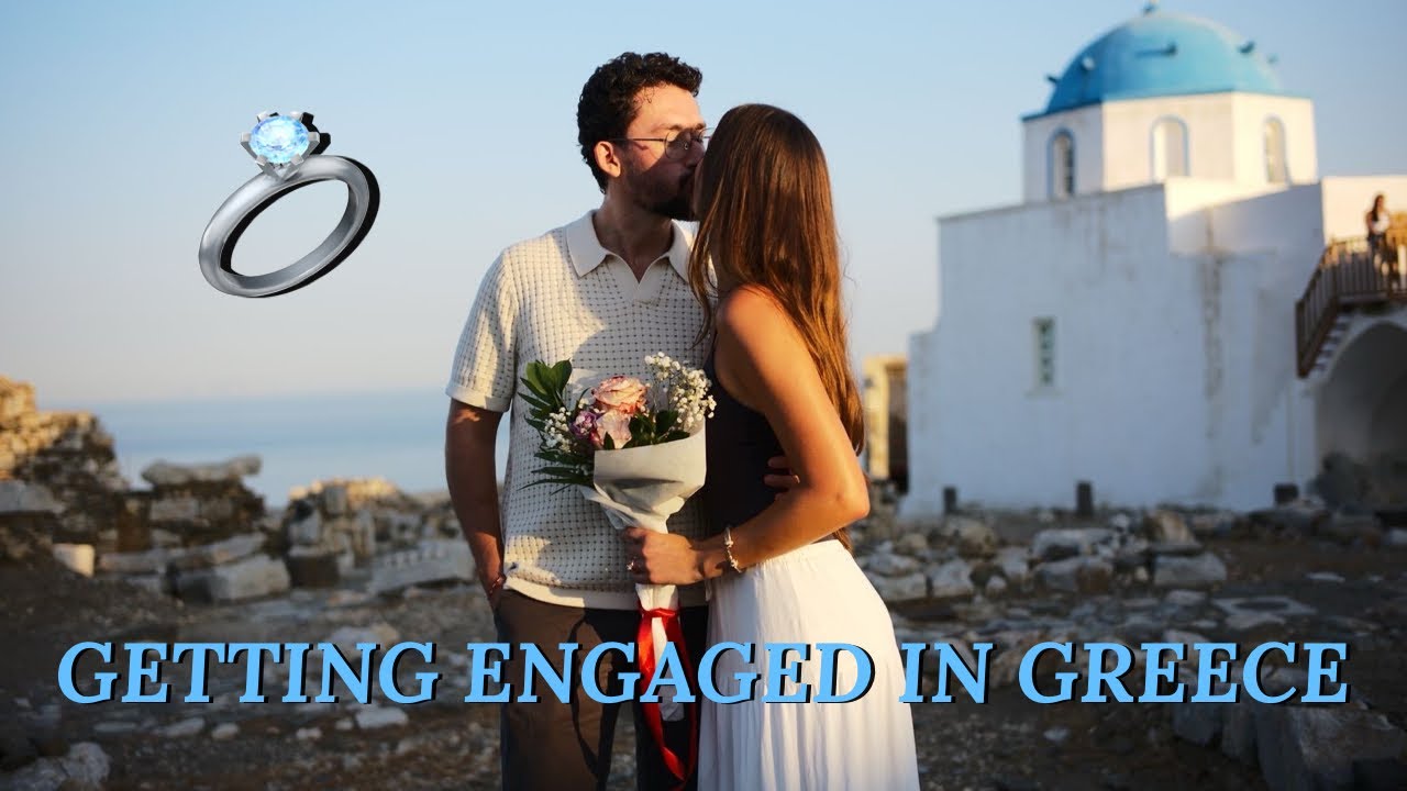 I GOT ENGAGED IN GREECE!!! + Vlog