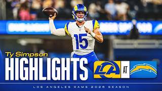 HIGHLIGHTS: Ty Simpson's Best Plays In Preseason Win Over Chargers La Rams Last Game