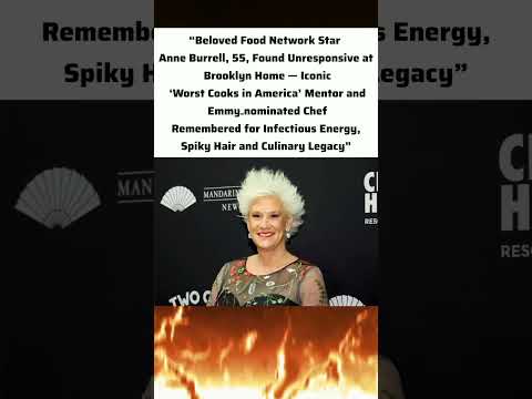 Beloved Food Network Star Anne Burrell 55 Found Unresponsive At Brooklyn Home Shorts News