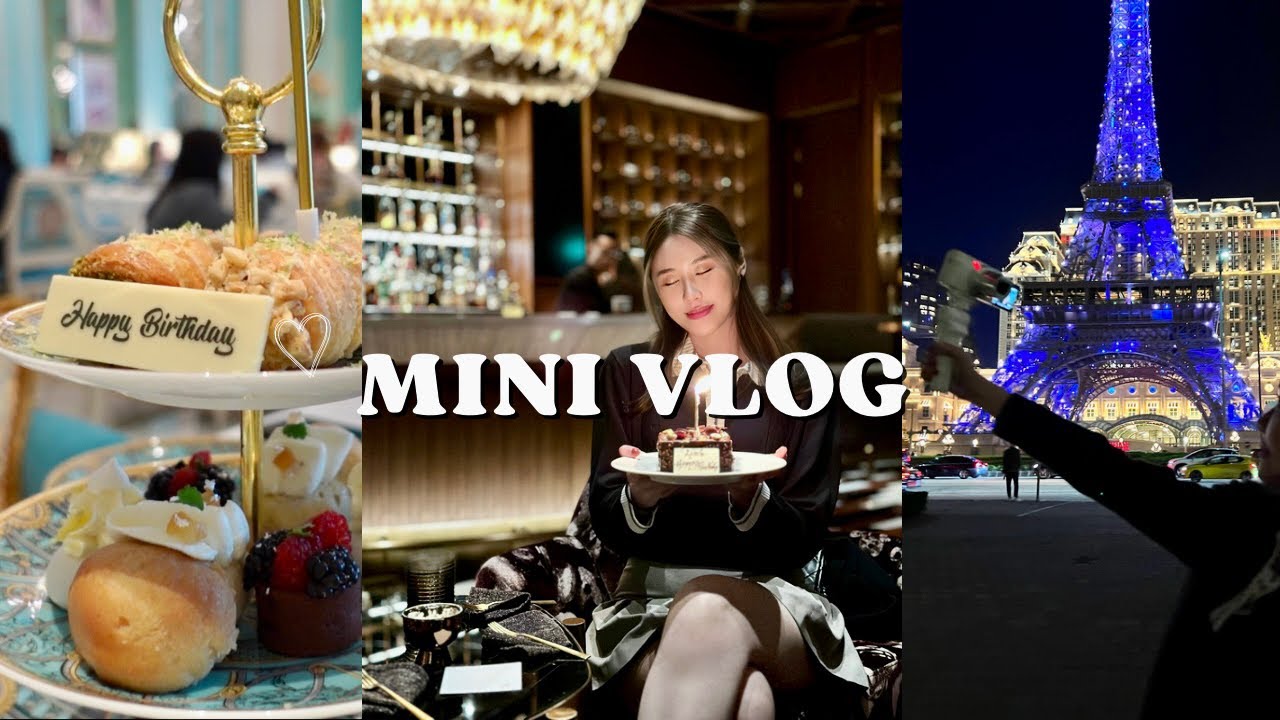 NOVEMBER VLOG | Birthday week in Macau  | Palazzo Versace Afternoon Tea