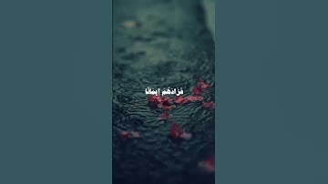 سورة ال عمران:"وَقَالُوا حَسْبُنَا اللَّهُ وَنِعْمَ الْوَكِيلُ" القارئ : عمر بن ضياء