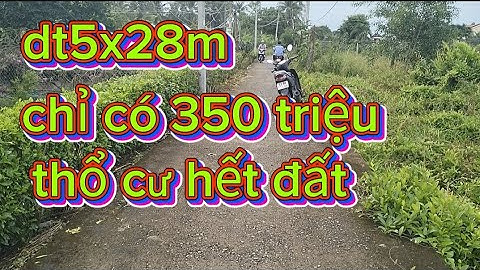 MS2349❣️ bán đất xã Thạnh Phú Long tỉnh Long An dt5x28m chỉ có 350 triệu#0386725208#