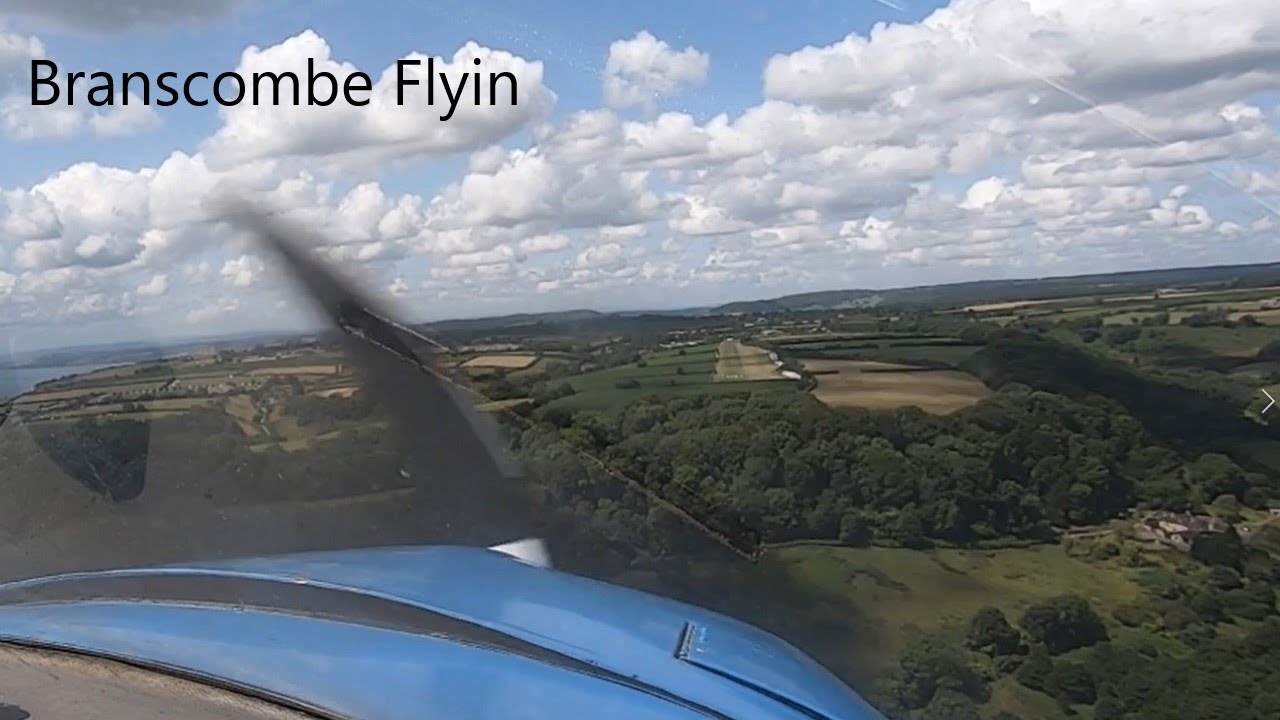 Flight from Dunkeswell to Devon Strut Branscombe Flyin - July 2019
