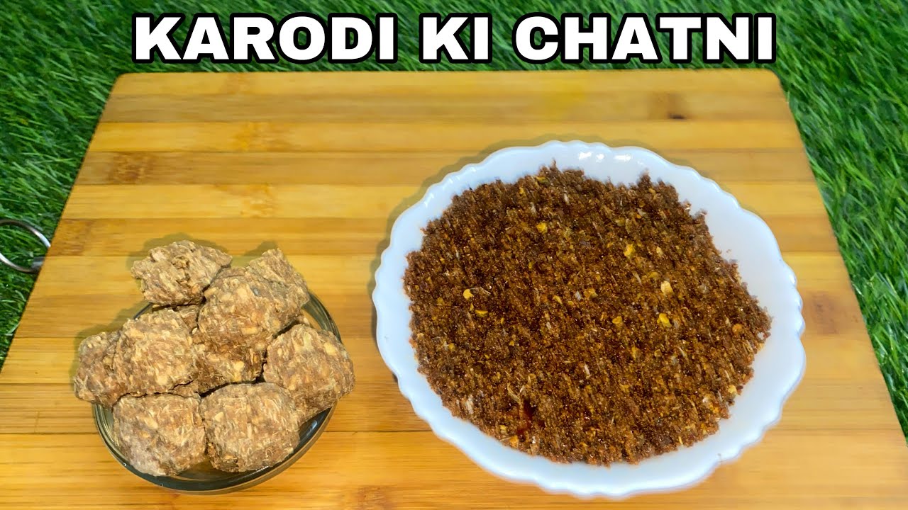 KARODI KI CHATNI | How to make KARODI CHATNI ⁠@khanakhazana9353 - YouTube