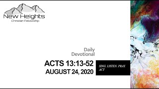 Acts 13:13-52 | When The Gospel is Shared | by Ptr Glen Lemin