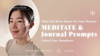 Blue Supermoon Ritual 2024 | Journal and Meditate with me