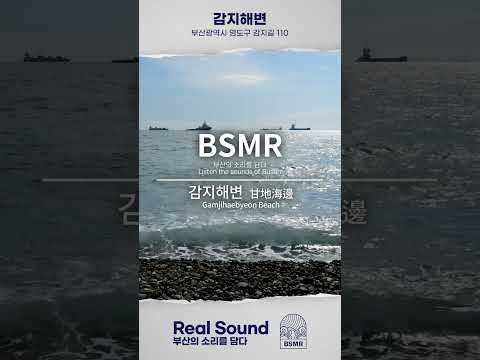 [감지해변] ASMR 조약돌 해변의 파도소리, 물소리