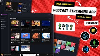 Build Your Own Podcasts Streaming App🎙️(NEW 2024) ✅| Mastering Full-Stack with  React,NodeJs,MongoDB screenshot 4