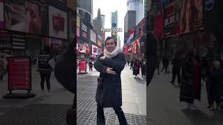 Video thumbnail of "MAX does the STUPID IN LOVE dance (feat. HUH YUNJIN of LE SSERAFIM) around the world #music #singer"