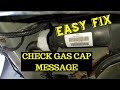 The DREADED CHECK your GAS CAP message on your JEEP EASY FIX code PO456