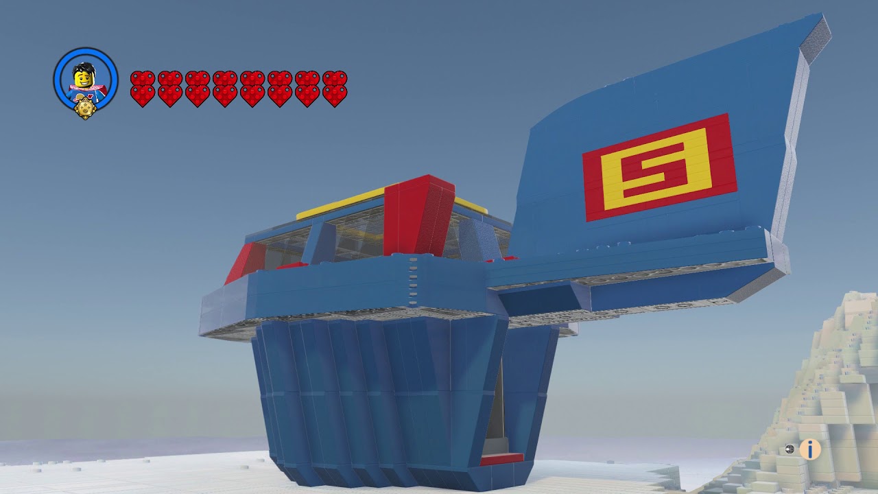 Superman's Hover Pod - DC Comics - Lego Worlds - YouTube