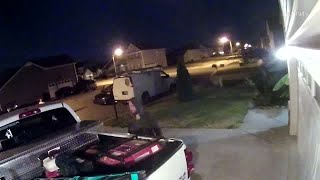 RAW: Tool thieves caught on home security cam