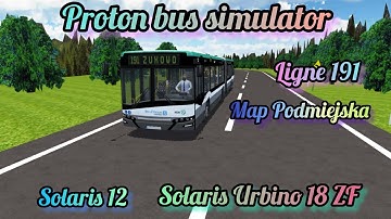 [PBSU] Solaris Urbino 18 Ligne 191 Map Podmieska