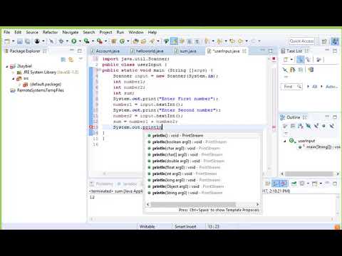 java:  continuation of accepting input from user using java 4