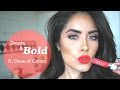 Simple Makeup for BOLD Lips ft. NEW Dose of Colors lip swatches | Melissa Alatorre