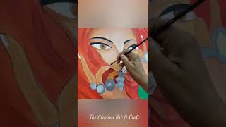 Indian beauty, Indian Girl with stunning Eyes #acrylicpaintig #shorts