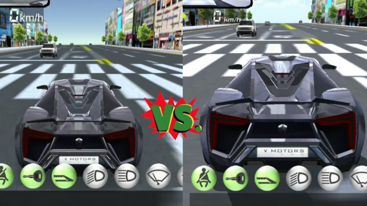 3D운전교실 구버전 VS 최신버전 드래그 레이스