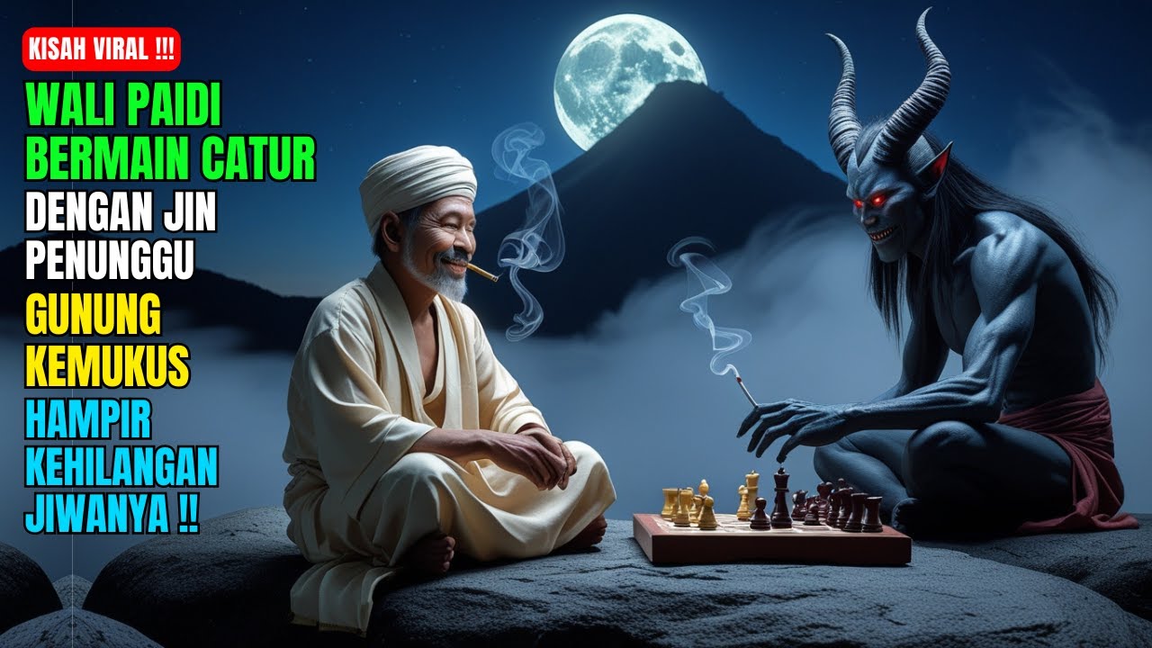 Viral ‼️ Wali Paidi Bermain Catur Dengan Jin Penunggu Kemukus Hampir Kehilangan Jiwanya