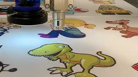 CNC Router Oscillating Knife Cutting Machine with CCD camera for KT board Cutting