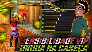 SENSI NOVA ATUALIZAÇAO VIP😈⚙️ MIRA NÃO TREMER! A MELHOR SENSIBILIDADE PARA SUBIR CAPA NO FREE FIRE