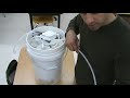 The RO Bucket RB-15 Demo, maple syrup reverse osmosis hobby size