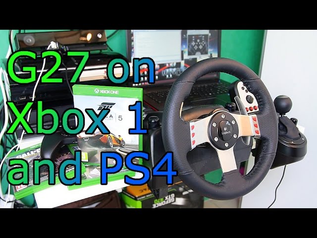Logitech G27 on PS4 and Xbox ONE - How to and Forza 5 Gameplay