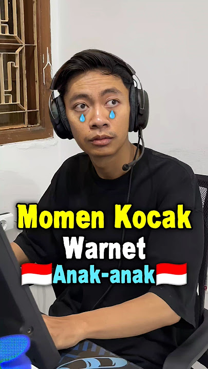 Momen Kocak Anak Warnet