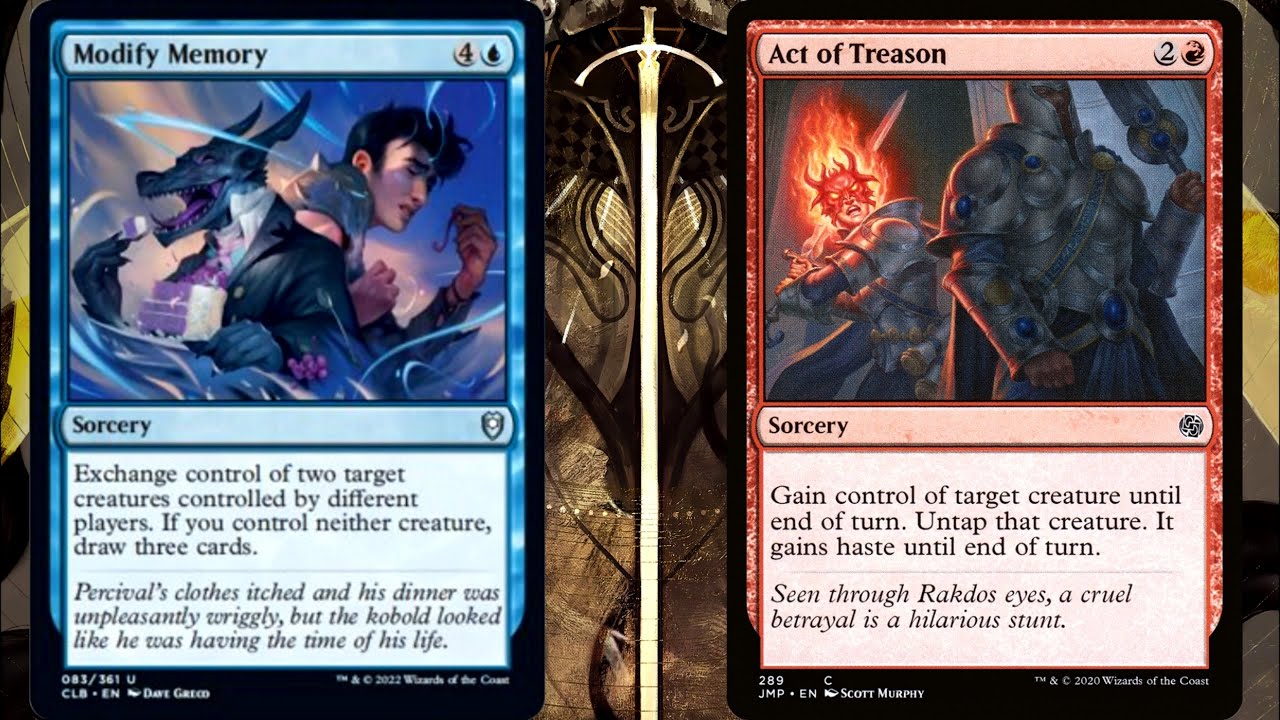 mtg exchange control cards Sudden Substitution TR&CI 28: Modify Memory &