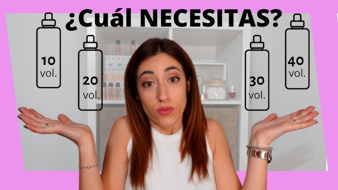 CÓMO FUNCIONA EL AGUA OXIGENADA? ¿Qué hace en nuestro cabello? ¿Cúal  necesito? 10? 20? 30? 40 vol? 