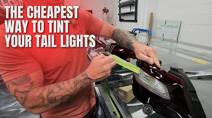 DIY tail light tint... Cheap!