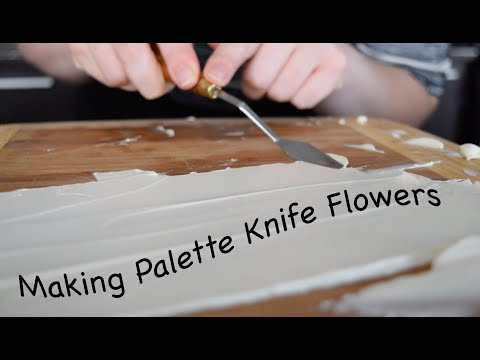 Buttercream Palette Knife Flower Practice