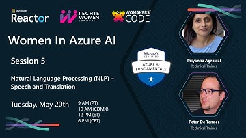 Natural Language Processing (NLP) – Speech and Translation