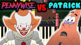 Pennywise Vs Patrick - Cartoon Beatbox Battles [Piano Tutorial]