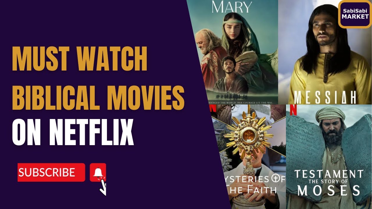 REVIEW: MUST WATCH BIBLICAL MOVIES ON NETFLIX (trailers) 🍿🎥