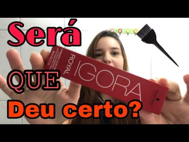 Mundo da Ny: Cabelo: Igora 7.77 e Teste ampola Wella Brillance