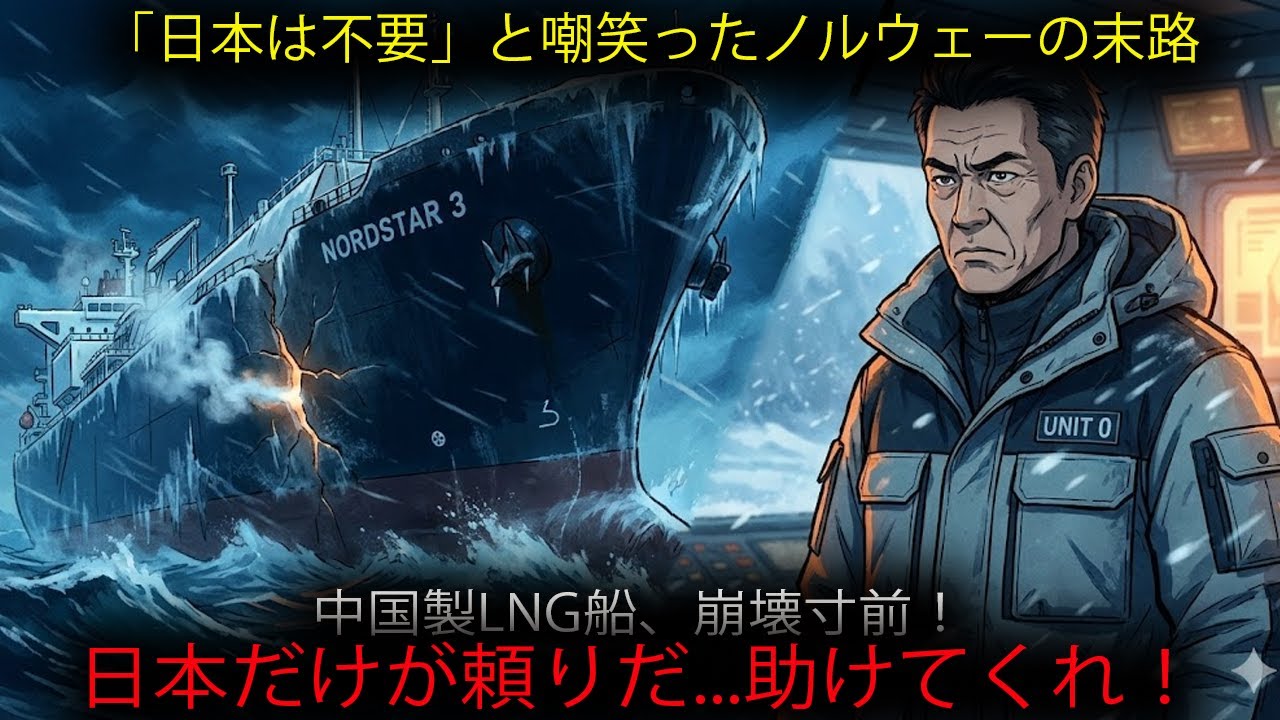 【海外の反応】「日本は不要」と裏切った中国製LNG船に亀裂！北極海で絶望のSOS…世界が見捨てた48時間の危機を救ったのは「日本の職人」だった