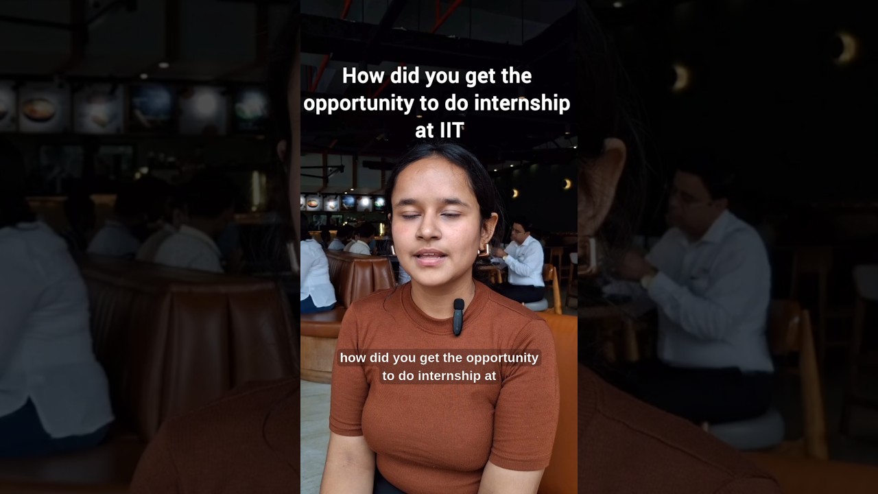 Just in 2nd year and already interning at IIT Bombay! She cracked multiple top internships see how🤔
