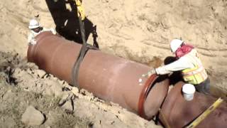 30 inch VCP Installation - US 69/Interstate 20 project - Tyler TX
