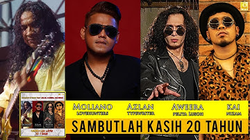 Moliano in Rock ft. Azlan, Aweera & Kai Nizam - Sambutlah Kasih 20th (Official Lyric Video)