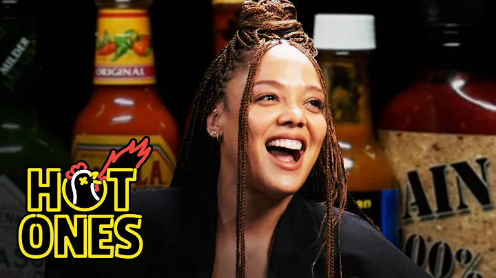 Tessa Thompson Feels Alive While Eating Spicy Wing...