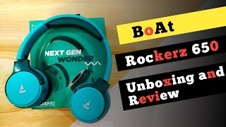 Boat Rockerz 650 Unboxing & Review | Full Detail Video | 60 Hr Playback Time Headphone 