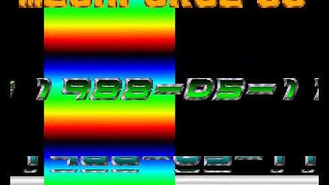 Megaforce   Space Racer mp4 HYPERSPIN AMIGA INTRO CRACKTRO DEMO COMMODORE NOT MINE VIDEOS