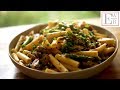 Spring Pasta with Mushrooms, Asparagus, Peas and Prosciutto