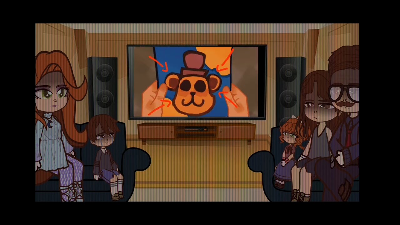 Past Aftons Family react to future|FNAF|Part 1/2