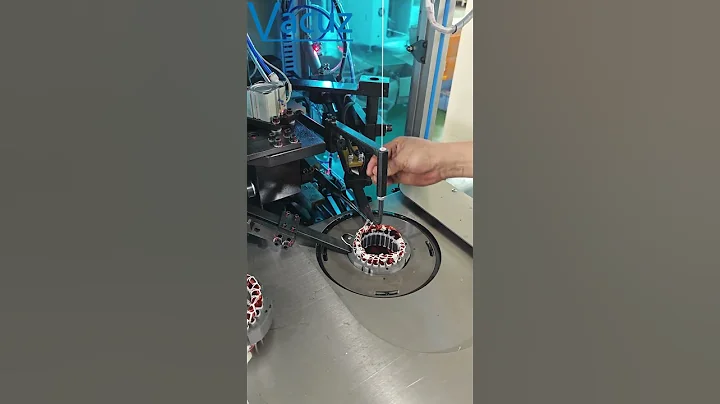 Vacuz 2 Side Automatic Table Fan Motor Stator Coil Wire Tie Binding Lacing Machine For Sale