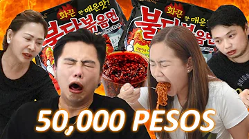 EXTREME SPICY NOODLE CHALLENGE FOR P50,000! (SOBRANG LAPTRIP!)