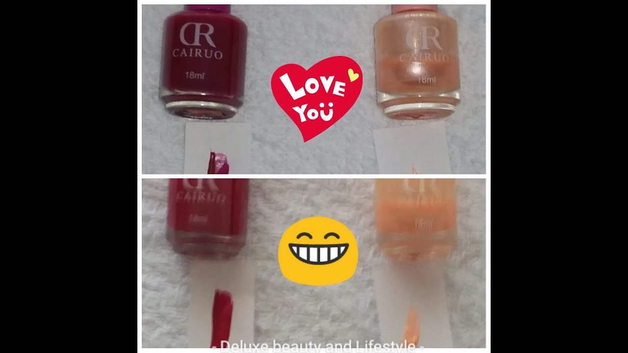 Cairuo Nail Polish review Dollarama YouTube