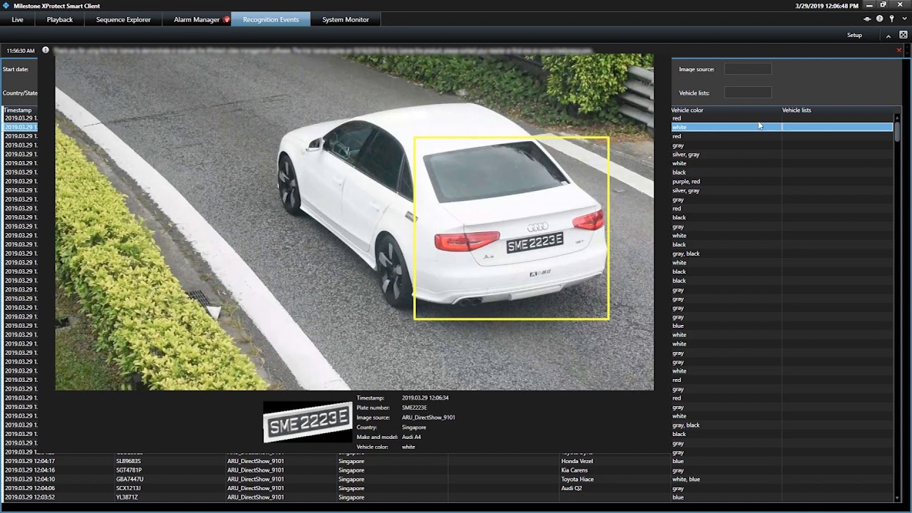 ARU LPR and MMR in Milestone XProtect
