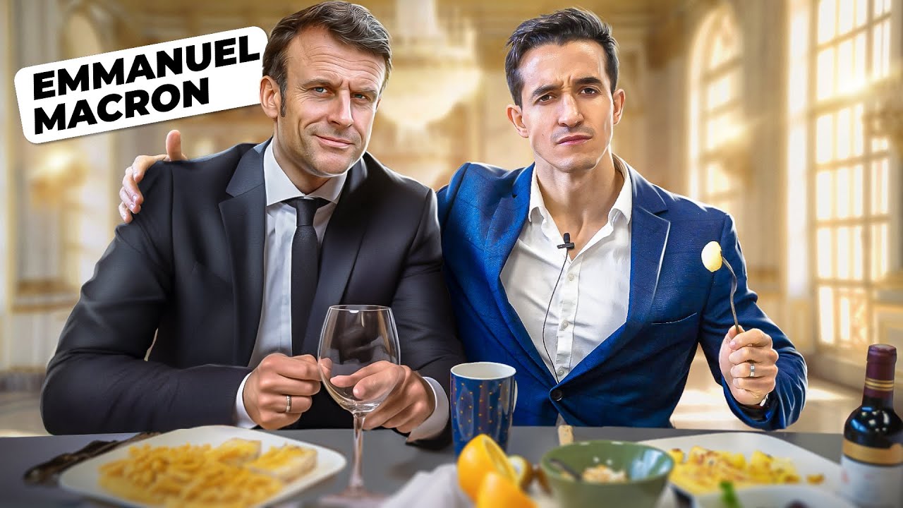JE MANGE COMME EMMANUEL MACRON !!